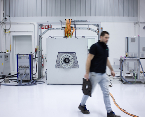 Epowerlabs team members working in the labs